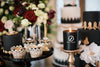 Bridal Musings: Black & Gold Wedding
